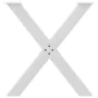 Patas para mesa de comedor en forma de X 2 uds acero blanco by , Table legs - Ref: Foro24-4012977, Price: 108,77 €, Discount: %