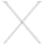 Patas para mesa de comedor en forma de X 2 uds acero blanco de , Patas para mesas - Ref: Foro24-4012921, Precio: 66,51 €, Des...