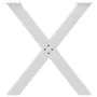 Patas para mesa de comedor en forma de X 3 uds acero blanco by , Table legs - Ref: Foro24-4012989, Price: 147,55 €, Discount: %