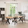 Patas para mesa de comedor en forma de X 3 uds acero negro von , Tischbeine - Ref: Foro24-4012996, Preis: 147,85 €, Rabatt: %