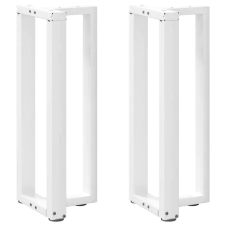 Patas de mesa consola en forma de T 2 unidades acero blanco by , Table legs - Ref: Foro24-4013041, Price: 89,18 €, Discount: %