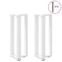 Patas de mesa consola en forma de T 2 unidades acero blanco by , Table legs - Ref: Foro24-4013041, Price: 89,18 €, Discount: %