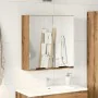 Armario con espejo baño madera roble artisan 64x20x66,5 cm de , Tocadores de baño - Ref: Foro24-856941, Precio: 71,41 €, Desc...