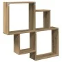 Estante de pared madera ingeniería roble artisian 80x15x78,5 cm by , Shelves and shelves - Ref: Foro24-856611, Price: 31,21 €...
