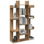 Estantería de madera de ingeniería roble artisan 86x25,5x140 cm by , Bookcases and shelves - Ref: Foro24-856693, Price: 77,02...