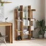 Estantería de madera de ingeniería roble artisan 86x25,5x140 cm by , Bookcases and shelves - Ref: Foro24-856693, Price: 77,02...