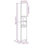 Armario de baño de madera contrachapada envejecida by , bathroom vanities - Ref: Foro24-856943, Price: 91,31 €, Discount: %