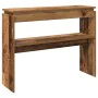 Mesa consola madera de ingeniería envejecida 80x30x102 cm by , Side tables - Ref: Foro24-856626, Price: 56,28 €, Discount: %