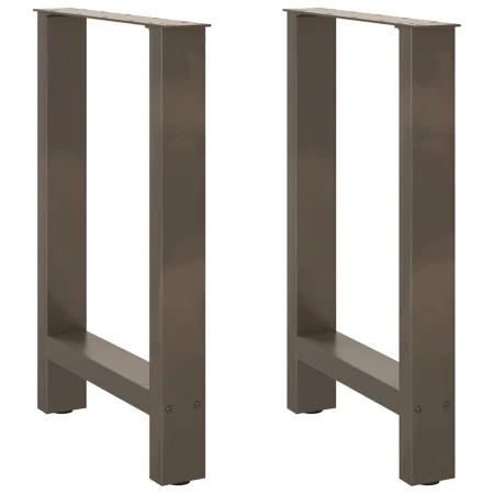 Patas para mesa de centro de acero natural 2 uds 60x(72-73) cm by , Table legs - Ref: Foro24-4013307, Price: 87,16 €, Discoun...
