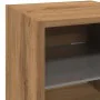 Mueble de TV de pared con luces LED roble artisian 30x28,5x30cm von , TV-Möbel - Ref: Foro24-857674, Preis: 32,10 €, Rabatt: %