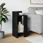Mesa auxiliar con estante negra 25,5x27x60 cm von , Seitentische - Ref: Foro24-858544, Preis: 31,70 €, Rabatt: %