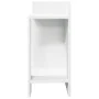 Mesa auxiliar con estante negra 25,5x27x60 cm von , Seitentische - Ref: Foro24-858544, Preis: 31,70 €, Rabatt: %