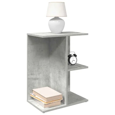 Mesita de noche madera contrachapada gris hormigón 46,5x29x61cm de , Mesitas de noche - Ref: Foro24-858656, Precio: 37,67 €, ...