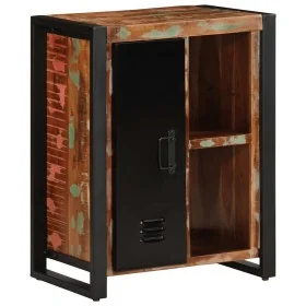 Aparador madera maciza reciclada multicolor 55x35x70 cm by , Sideboards - Ref: Foro24-4013578, Price: 181,37 €, Discount: %