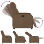 Sillón reclinable eléctrico de tela marrón von , Sessel - Ref: Foro24-3302956, Preis: 231,81 €, Rabatt: %