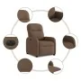 Sillón reclinable eléctrico de tela marrón von , Sessel - Ref: Foro24-3302956, Preis: 231,81 €, Rabatt: %