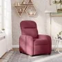 Sillón reclinable de tela rojo tinto by , Armchairs - Ref: Foro24-4015525, Price: 178,39 €, Discount: %