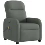 Sillón reclinable de masaje eléctrico tela gris oscuro de , Sillones - Ref: Foro24-3302963, Precio: 265,04 €, Descuento: %