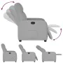 Sillón reclinable de tela gris nube by , Armchairs - Ref: Foro24-4015531, Price: 191,17 €, Discount: %