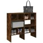 Zapateros 2 uds apilables roble ahumado 89,5x30x40 cm by , Dresser Organizers and Bar Hangers - Ref: Foro24-858848, Price: 76...