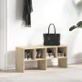 Zapatero apilable roble sonoma 89,5x30x40 cm by , Dresser Organizers and Bar Hangers - Ref: Foro24-858843, Price: 44,29 €, Di...