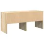 Zapatero apilable roble sonoma 89,5x30x40 cm by , Dresser Organizers and Bar Hangers - Ref: Foro24-858843, Price: 44,29 €, Di...