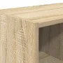 Zapatero apilable roble sonoma 89,5x30x40 cm by , Dresser Organizers and Bar Hangers - Ref: Foro24-858843, Price: 44,29 €, Di...