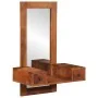 Espejo de pared con cajones madera maciza de acacia 60x33x90 cm by , Mirrors - Ref: Foro24-4102372, Price: 146,26 €, Discount: %