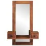 Espejo de pared con cajones madera maciza de acacia 60x33x90 cm by , Mirrors - Ref: Foro24-4102372, Price: 146,26 €, Discount: %