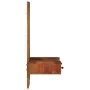 Espejo de pared con cajones madera maciza de acacia 60x33x90 cm by , Mirrors - Ref: Foro24-4102372, Price: 146,26 €, Discount: %