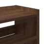 Mueble zapatero madera contrachapada marrón roble 80x25x100 cm von , Schuhregale und Schuhorganisatoren - Ref: Foro24-859902,...