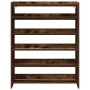 Zapatero madera contrachapada roble ahumado 80x25x100 cm by , Shoe racks and shoe organizers - Ref: Foro24-859900, Price: 69,...