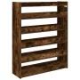 Zapatero madera contrachapada roble ahumado 80x25x100 cm by , Shoe racks and shoe organizers - Ref: Foro24-859900, Price: 69,...