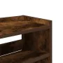 Zapatero madera contrachapada roble ahumado 80x25x100 cm by , Shoe racks and shoe organizers - Ref: Foro24-859900, Price: 69,...