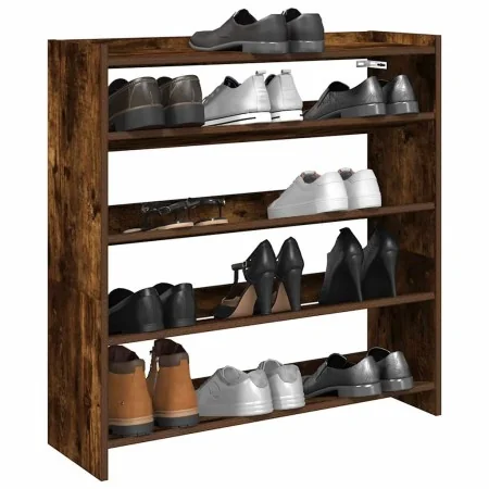 Zapatero madera contrachapada roble ahumado 80x25x81 cm von , Schuhregale und Schuhorganisatoren - Ref: Foro24-859909, Preis:...