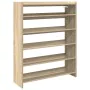 Mueble zapatero madera contrachapada roble sonoma 80x25x100 cm de , Zapateros y organizadores de calzado - Ref: Foro24-859898...