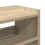 Mueble zapatero madera contrachapada roble sonoma 80x25x100 cm de , Zapateros y organizadores de calzado - Ref: Foro24-859898...