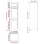 Mueble de cocina Porto de madera contrachapada roble ahumado von , Küchenschränke - Ref: Foro24-854112, Preis: 204,65 €, Raba...