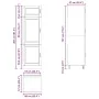 Mueble de cocina Porto de madera contrachapada roble sonoma von , Küchenschränke - Ref: Foro24-854110, Preis: 199,07 €, Rabat...