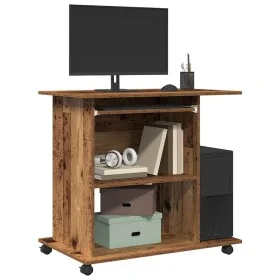 Mesa de ordenador madera contrachapada madera vieja 80x50x75 cm von , Schreibtische - Ref: Foro24-856052, Preis: 77,60 €, Rab...