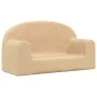 Sofá infantil de 2 plazas de felpa suave color crema von , Baby- und Kleinkindmöbel - Ref: Foro24-357013, Preis: 39,05 €, Rab...