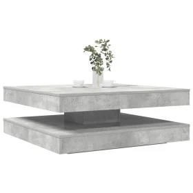 Mesa de centro giratoria 360 grados gris hormigón 90x90x34,5 cm von , Couchtisch - Ref: Foro24-3321354, Preis: 152,94 €, Raba...