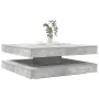 Mesa de centro giratoria 360 grados gris hormigón 90x90x34,5 cm de , Mesas de centro - Ref: Foro24-3321354, Precio: 152,94 €,...