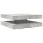 Mesa de centro giratoria 360 grados gris hormigón 90x90x34,5 cm de , Mesas de centro - Ref: Foro24-3321354, Precio: 152,94 €,...