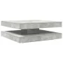 Mesa de centro giratoria 360 grados gris hormigón 90x90x34,5 cm de , Mesas de centro - Ref: Foro24-3321354, Precio: 152,94 €,...