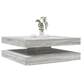 Mesa de centro giratoria 360 grados gris Sonoma 90x90x34,5 cm by , Coffee table - Ref: Foro24-3321356, Price: 134,07 €, Disco...
