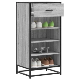 Mueble zapatero madera contrachapada gris sonoma 48x38x97,5 cm von , Schuhregale und Schuhorganisatoren - Ref: Foro24-849212,...