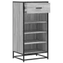 Mueble zapatero madera contrachapada gris sonoma 48x38x97,5 cm de , Zapateros y organizadores de calzado - Ref: Foro24-849212...
