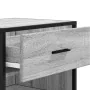 Mueble zapatero madera contrachapada gris sonoma 48x38x97,5 cm de , Zapateros y organizadores de calzado - Ref: Foro24-849212...