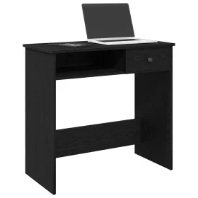 Escritorio de madera contrachapada negro 80x40x75 cm by , Desks - Ref: Foro24-860473, Price: 63,94 €, Discount: %